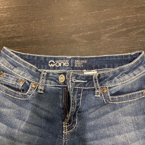 Mid rise bootcut jeans (warehouse one) - Picture 4 of 5